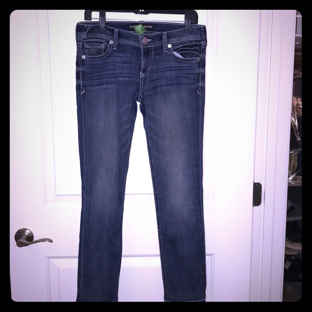 Express Stella low rise skinny jeans